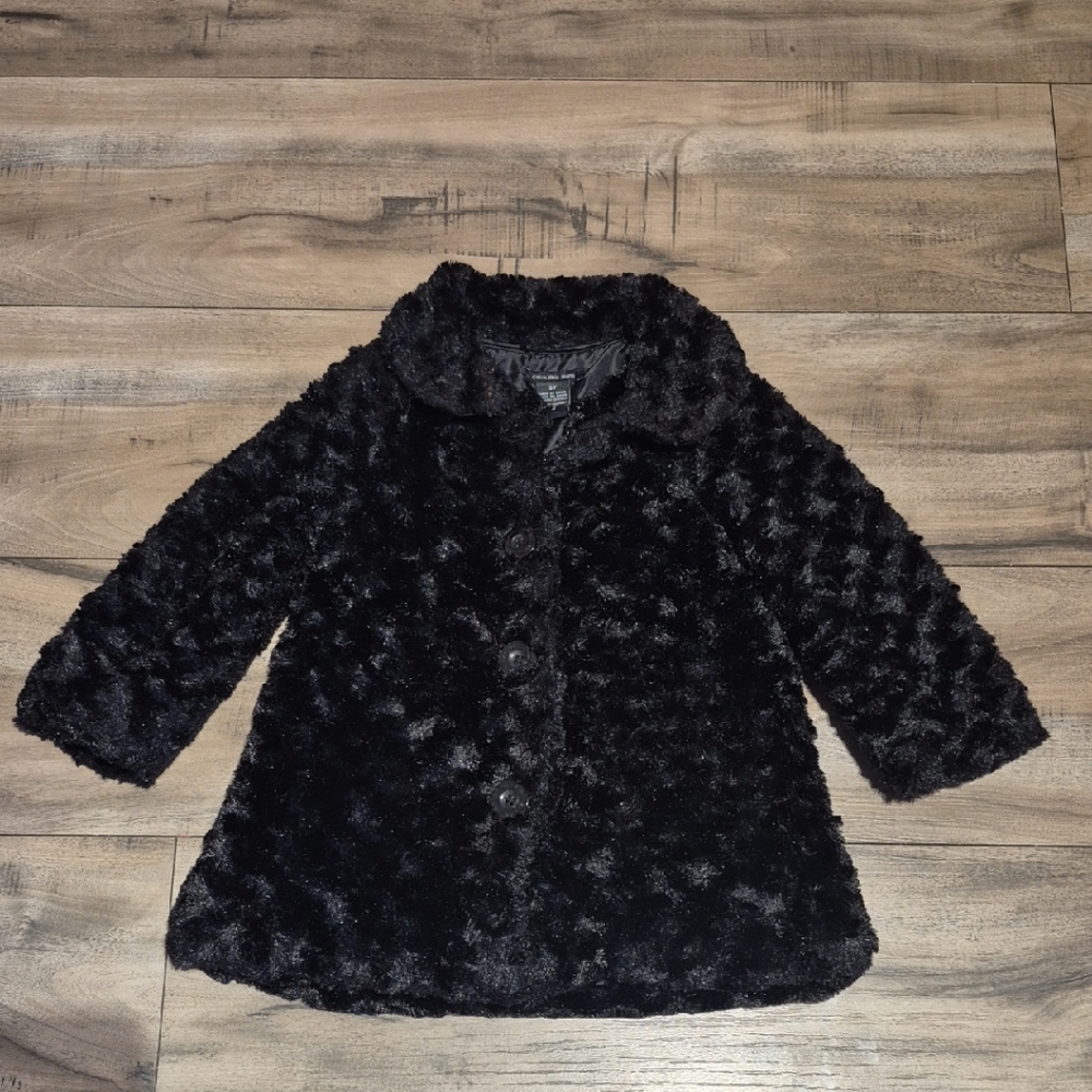 Calvin Klein Jeans Black Kids Pea Coat